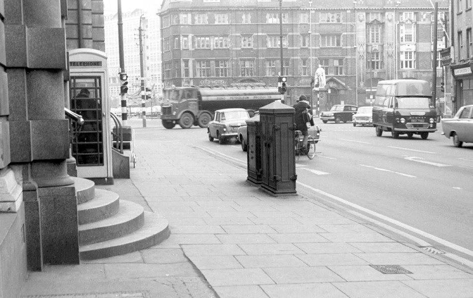 Junction of Alfred Gelder Street and Lowgate Hull 1968